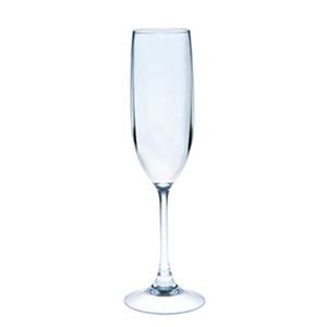 Verre à champagne de camping en plastique transparent sans BPA - Product Image 1