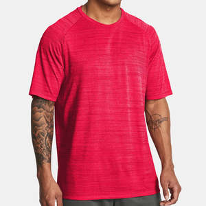 Camiseta Deportiva de Secado Rápido con Logotipo Personalizado Bordado en Lona para Hombre |   Camiseta Deportiva de Manga Raglán Holgada de Color Sólido con Tecnología Dri-Fit - Product Image 6