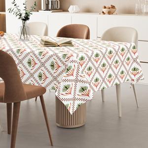 Nappe rectangulaire en coton 100 % imprimé motif canard pour table à manger, vente en gros, OEM ODM - Product Image 3