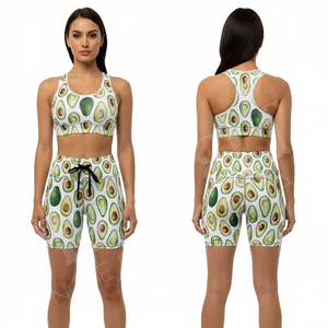 Shorts de sport personnalisés pour femmes, imprimés tendance, respirants, extensibles, pour le yoga, la compression et l'entraînement - Product Image 3