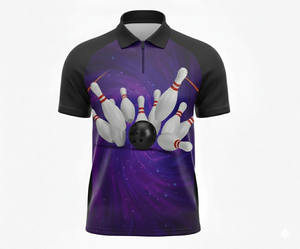 T-shirt court en maille personnalisable avec design avant et arrière, 85 % polyester 25 % élasthanne, imprimé en 3D par sublimation, pour homme, séchage rapide - Product Image 1