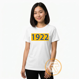 GREEK TREASURES เสื้อยืดคอกลมผู้หญิง ผ้าฝ้ายเจอร์ซีย์ 100% แขนสั้น พิมพ์ลายโลโก้ กันยับ เป็นมิตรกับสิ่งแวดล้อม ระบายอากาศได้ดี แห้งเร็ว - Product Image 3