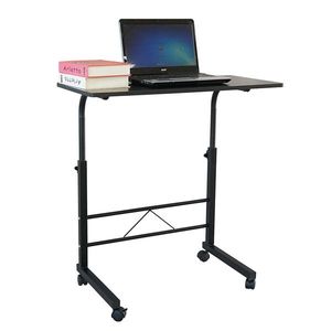 <b>Black</b> Removable P2 15MM Chipboard and Steel Console <b>Table</b> with <b>Side</b> <b>Tables</b> - Product Image 5