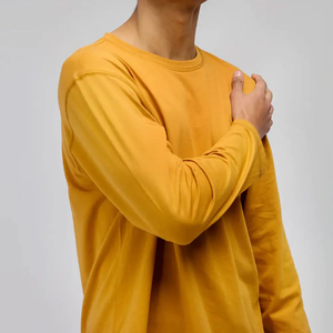 High Quality Full Sleeve T <b>Shirt</b> For <b>Men</b> Cotton Plain Comfortable Perfect For Everyday Wholesale Premium Quality Custom - Product Image 4