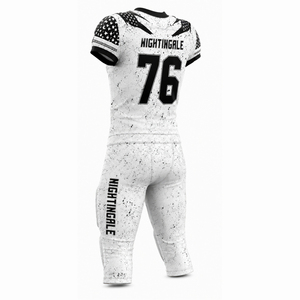 Nuevo Diseño de Uniforme de Fútbol Americano Personalizado para Adultos, Ropa Deportiva Transpirable de Alta Calidad 100% Poliéster, Conjunto de Fútbol Americano - Product Image 6