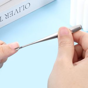 Empujador de cutículas en forma de V, recortador de acero inoxidable, duradero, reutilizable, profesional, removedor de piel muerta, cuidado de las uñas, UBI, 2 uds. - Product Image 5