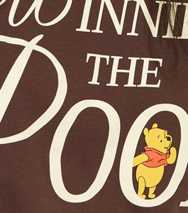 Dark Brown Pooh Oversized <b>T</b>-<b>Shirt</b> - Product Image 5