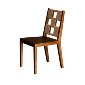 Sillas de comedor hechas de madera de teca antigua de calidad, con acabado impecable y suave, a precio económico. - Product Image 4