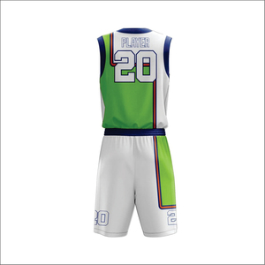 Conjunto de Uniforme de Baloncesto de Verano sin Mangas, 100% Poliéster, Estampado, de Alta Calidad, Transpirable, con Nombre de Equipo Personalizado - Product Image 6