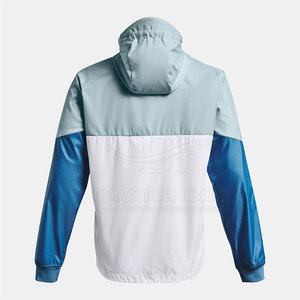Veste coupe-vent pour homme de marque privée, streetwear, meilleure qualité, séchage rapide, matériau sur mesure, veste coupe-vent - Product Image 4