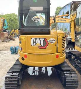Mini-excavatrice sur chenilles CAT 304E CR d'occasion, 5 tonnes, excavatrice compacte à rayon de braquage court pour la construction - Product Image 3