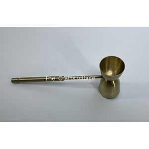 Jigger Doble de Latón Dorado de Alta Calidad con Asa, Taza Medidora de Vino Metálica, Herramientas de Bar, Uso Profesional para Bartenders - Product Image 5