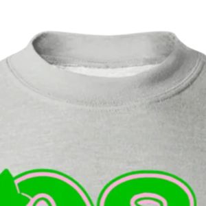 เสื้อสเวตเชิ้ตคอกลมสีเทา 08 ลายกราฟิกสาวสวย แขนยาว ปลายแขนริบ ผ้าฟลีซลำลองสำหรับผู้หญิง แฟชั่นสตรีทแวร์ - Product Image 4