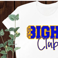 T-shirt SGRHO Eight Club, couleur blanche, lettres grecques personnalisées, tee-shirt de sororité, manches courtes, col rond, décontracté, mode estivale, unisexe