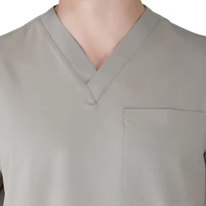 Wholesale Breathable Men Summer Top Jogger Hospital <b>Scrubs</b> Nursing <b>Scrub</b> Uniforms Cotton Polyester Spandex Hospital <b>Scrub</b> <b>Sets</b> - Product Image 6