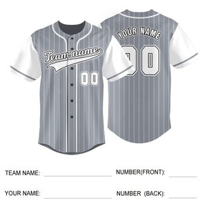 Retro Inspired <b>Baseball</b> Jersey with Striped Details and Athletic Button Closure High Quality <b>Baseball</b> Jersey - Product Image 6