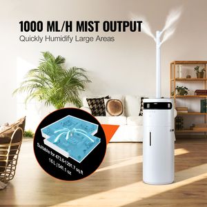 Umidificatore Commerciale per Grandi Ambienti, per Casa e Fattoria, Serbatoio da 16L, Luce Notturna, Timer 12h, Copertura per Tutta la Casa fino a 120 m², Nuovo - Product Image 2