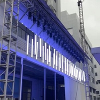 Eastsun éclairage de scène équipement dj lumières ensemble RGB couleur 3d tubes groupe triangle salon de voiture bar restaurant LED décoration