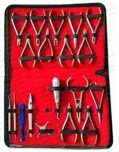 Dental German Stainless Steel Orthodontic <b>Pliers</b> <b>Set</b> 18pcs Professional Tool Kit Manual CE Certified for Dental Clinic Lab - Product Image 6