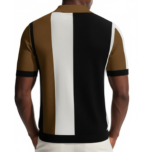 Chemises polo respirantes de couleur unie avec logo personnalisé pour hommes, nouvelle conception tendance, vêtements décontractés pour hommes, chemises polo pour hommes - Product Image 2