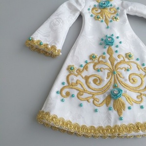 Girls Ballet Tutu <b>Dress</b> Embroidered Stage Performance <b>Dance</b> <b>Dress</b> Lace Ruffle Sleeve Children Performance Wear - Product Image 4