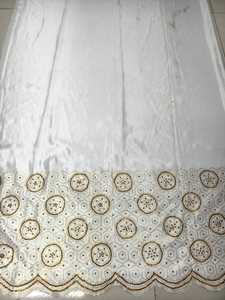 Tissu Jacquard en Soie 100% Écologique, Taffetas Uni Tissé et Brodé pour Literie, Robes de Mariée et Vêtements pour Filles - Product Image 2