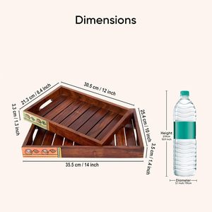 Highly Remarkable Rectangular <b>Platter</b> Serving Tray Exclusive Style Decorative for Home and Restaurant Use Available At Low Price - Product Image 2