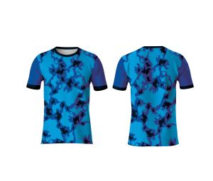 เสื้อยืดคอกลมแขนสั้นผ้าโพลีเอสเตอร์ 100% น้ำหนัก 180 กรัม พิมพ์ลายด้านหน้าแบบซับลิเมชั่น ระบายอากาศได้ดี แห้งเร็ว น้ำหนักเบา สวมใส่สบายสำหรับผู้ชาย - Product Image 6