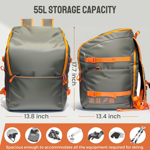 Bolsa de Viaje para Botas y Casco de Esquí Mountain Essential, Mochila para Botas de Snowboard para Esquiar al Aire Libre - Product Image 5