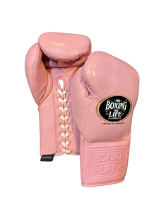 Guantes de Boxeo Rojos No Boxing No Life, Guantes de Boxeo de Encaje de la Mejor Calidad para Entrenamiento Profesional, Estilo Mexicano, Guantes de Boxeo Personalizados - Product Image 2