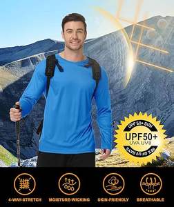 Camisetas de Manga Larga de Alta Calidad para Hombre, Protección Solar UV UPF 50+, Absorción de Humedad - Product Image 6