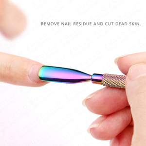 Raspador de Esmalte de Uñas Profesional y Herramienta para Empujar Cutículas, para Manicura, Pedicura, Limpieza y Eliminación de Esmalte, Cuidado de las Uñas - Product Image 2