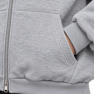 Nexfit Athletics Women's Oversized Heavyweight Winter Color Block <b>Leopard</b> <b>Print</b> Raglan Pullover <b>Hoodie</b> Pocket Cotton Fleece - Product Image 5
