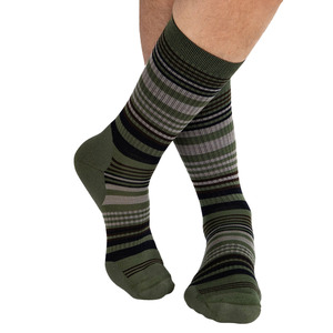 Custom Logo Heat-Transfer Printed <b>Wool</b>/Nylon Crew <b>Socks</b>-Breathable & Eco-Friendly Cuff Logo Position Unisex Winter Sports <b>Socks</b> - Product Image 3