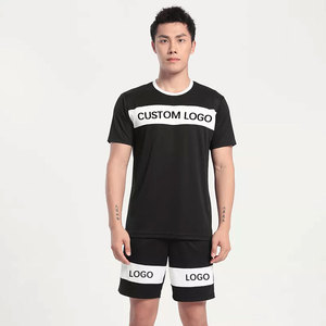 Ensemble de jogging d'été pour hommes, t-shirt avec short assorti, ensembles de shorts de sport pour hommes, t-shirt et short, service OEM unisexe - Product Image 4