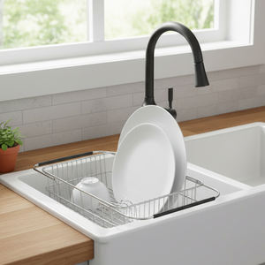 <span class=keywords><strong>Escurridor</strong></span> <span class=keywords><strong>de</strong></span> <span class=keywords><strong>Platos</strong></span> Ajustable para Fregadero, Expandible Sobre el Fregadero, Cesta <span class=keywords><strong>de</strong></span> Acero Inoxidable, Organizador <span class=keywords><strong>de</strong></span> <span class=keywords><strong>Platos</strong></span> Metálico - Product Image 2