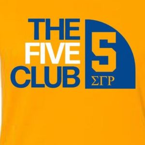 Camiseta de la Serie Sigma Gamma Rho Club, Camiseta Bordada Personalizada de la Hermandad Griega para Mujer, Informal, de Algodón, Manga Corta, Estilo Urbano - Product Image 5