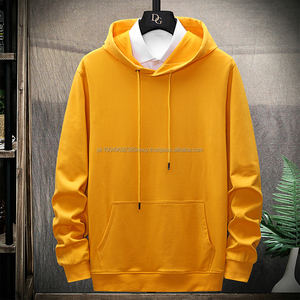 Sudaderas con capucha de algodón pesado para hombres de alta calidad Fabricantes Sudadera de cuello redondo en blanco Mujeres Pullover SweatshirtDDP Envío - Product Image 5