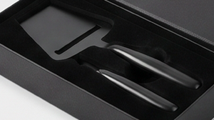 Stainless Steel <b>Cheese</b> Spatula <b>Set</b> With Sleek Black Finishing Elegant Cutlery For Wedding Home And Restaurant Serving - Product Image 4