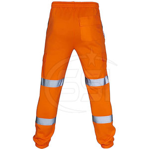 Pantalones de Seguridad Profesionales para Trabajo en Exteriores, con Luces LED ANSI Clase 2, Impermeables, Tejido Elástico y Cómodo - Product Image 6