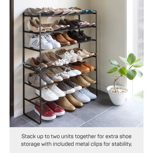 Le range-chaussures en métal est idéal pour les maisons, les bureaux, les dortoirs et les espaces commerciaux. La métal résistant à la corrosion garantit une grande durabilité. - Product Image 3