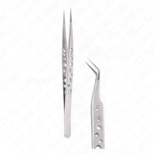 Premium Anti Static Stainless Steel Eyelash & Eyebrow Tweezers Slanted Tip <b>Precision</b> <b>Tool</b> for Lash & Hair Removal - Product Image 4
