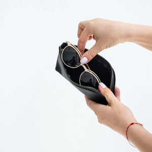 Genuine Leather Reading <b>Glasses</b> <b>Case</b> <b>Slim</b> Fit Eyewear Protector Manufacturer Direct Export LGC-0065 - Product Image 1