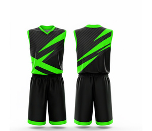 ชุดบาสเก็ตบอลแบบซับลิเมชั่นเต็มตัว ชุดกีฬาทีมแบบสั่งทำพิเศษ สำหรับเสื้อเจอร์ซีย์และกางเกงขาสั้นโพลีเอสเตอร์ ระบายอากาศได้ดี สำหรับผู้ชายและผู้หญิง - Product Image 4