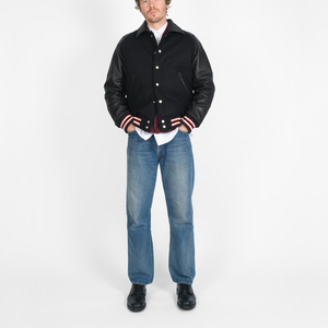 Stylish Varsity Jacket For <b>Man</b> Casual Baseball Style Comfortable Fit Durable And Trendy Design - Product Image 1