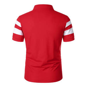 Men's <b>Classic</b> Custom Formal for Shirt Short Sleeve 100% Cotton Knitted Fabric High Quality Breathable Button-Down Summer - Product Image 4