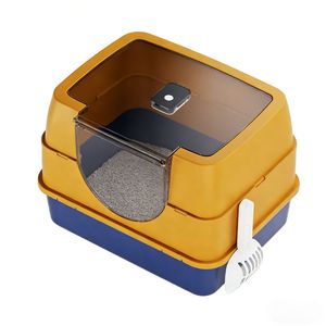 Lettiera per Gatti Arancione Galaxy in Plastica PP Resistente, Chiusa e Sigillata per Prevenire gli Odori, Stabile e Adatta a Famiglie con Animali Domestici in Tutto il Mondo - Product Image 2
