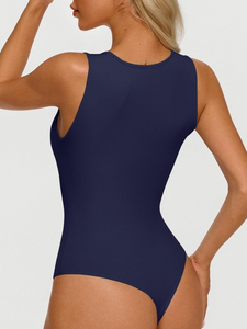 ชุดกระชับสัดส่วนรัดรูปทรงบอดี้สูท คอวี แขนกุด ช่วยเก็บหน้าท้อง กระชับรูปร่าง เหมาะสำหรับใส่ออกงาน ชุดลำลองฤดูร้อน - Product Image 4