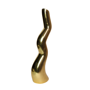 Vase à fleurs en métal très vendu pour la décoration de la maison et des mariages, vase à fleurs moderne en aluminium pour table de salon - Product Image 5