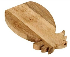 เขียงไม้มะม่วงสี่เหลี่ยมแข็งพร้อมไม้สนร่วมครัว - Product Image 6